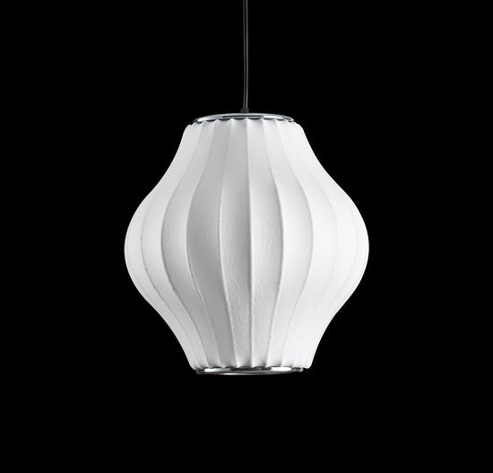 Orion Soft Touch White Pendant Light Chandelier 30 Cm