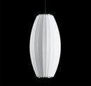 Orion Soft Touch White Cylinder Pendant Light Chandelier 28 Cm - Heka Lighting & Trading Limited