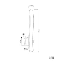 Oslo Platinum Stainless White Acrylic Led Wall Sconce - Heka Lighting & Trading Limited