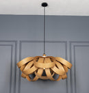 Papirus Double-Stacked Oak Pendant Light Chandelier - Heka Lighting & Trading Limited