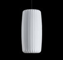 Planet Soft Touch White Cylinder Pendant Light Chandelier 34 Cm - Heka Lighting & Trading Limited