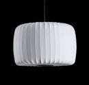 Planet Soft Touch White Cylinder Pendant Light Chandelier 54 Cm - Heka Lighting & Trading Limited