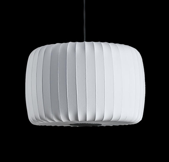 Planet Soft Touch White Cylinder Pendant Light Chandelier 54 Cm