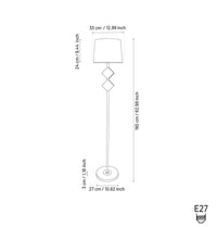 Ponzan Gray Marble Antique Floor Lamp | Modern Decorative Lighting For Homes & Hotels - Heka Lighting & Trading Limited