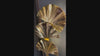 Ginkgo Triple Leaf Floor Lamp, Handmade Art Deco Gold Lamp, Home Decor Art Decor Floor Lighting, Mid Century Floor Light. MODEL : ASTARA