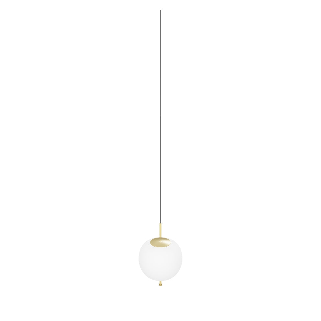 Apple Opal Glass Led Pendant Light Chandelier 25 Cm