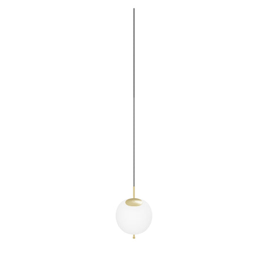 Apple Opal Glass Led Pendant Light Chandelier 25 Cm