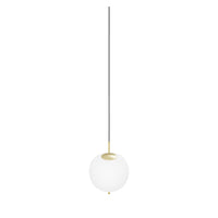 Apple Opal Glass Led Pendant Light Chandelier 30 Cm