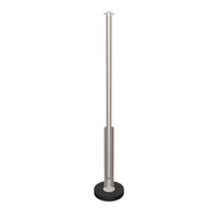 Bermuda Transparent Glass Beige Floor Lamp