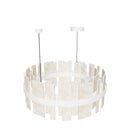 Ekho Marble Platinum Pendant Light Chandelier 80 Cm