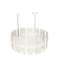 Ekho Marble Platinum Pendant Light Chandelier 80 Cm