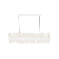 Ekho Marble Platinum Dining Table Pendant Light Chandelier 120 Cm