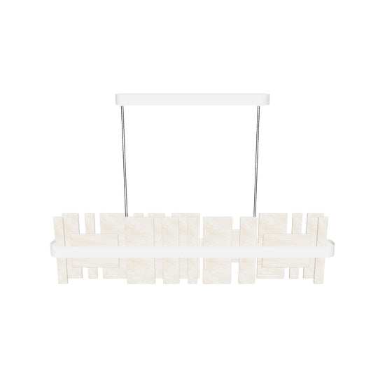 Ekho Marble Platinum Dining Table Pendant Light Chandelier 120 Cm