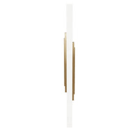 Gabon Marble Brushed Brass Wall Sconce 66 Cm