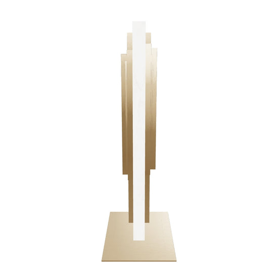 Gabon Marble Brushed Brass Table Lamp