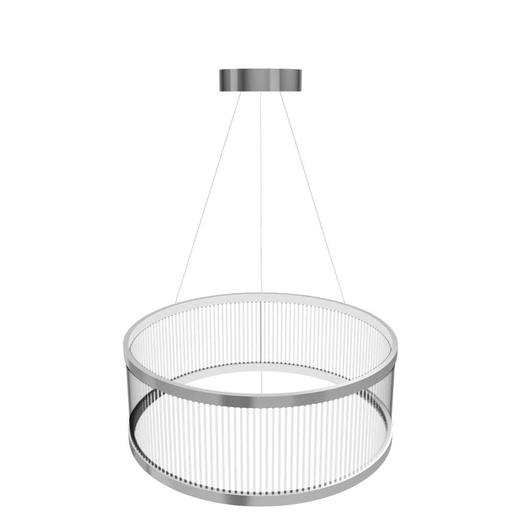 Nablus Transparent Glass Stick Antique Chandelier - 80Cm