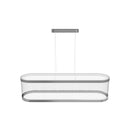 Nablus Transparent Glass Rod Antique Dining Table Chandelier
