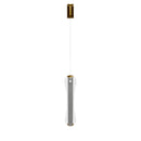 Seul Smoked Glass White Marble Antique Pendant Light