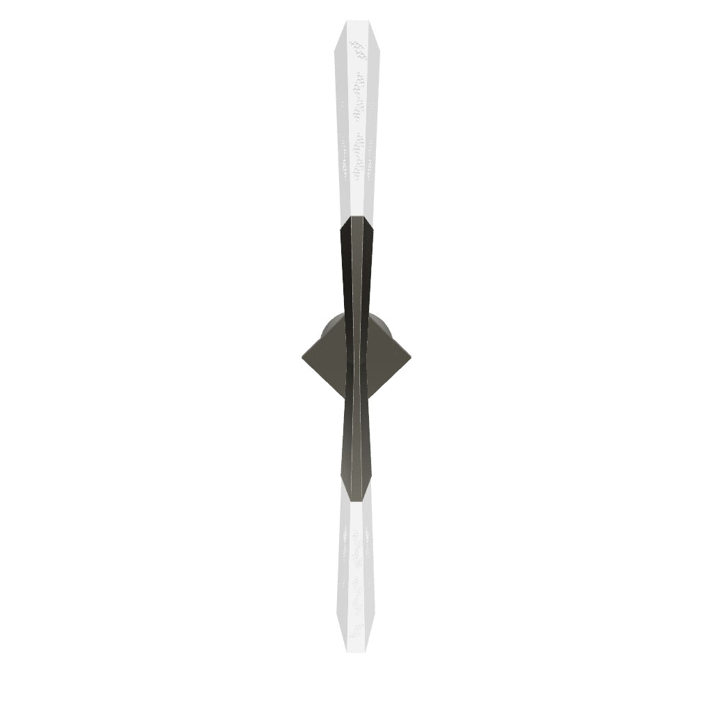 Surinam Crystal Acrylic Nickel Single Led Wall Sconce