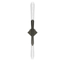 Surinam Crystal Acrylic Nickel Single Led Wall Sconce