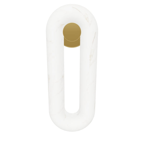 Teta White Marble Antique Wall Sconce 15X40 Cm