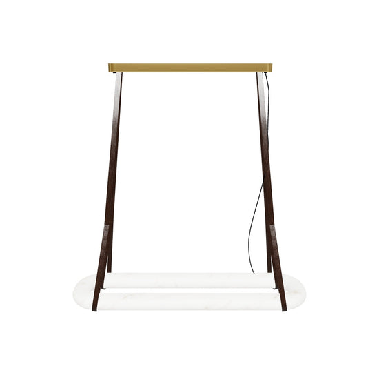 Teta White Marble Antique Pendant Light Chandelier 25X120 Cm