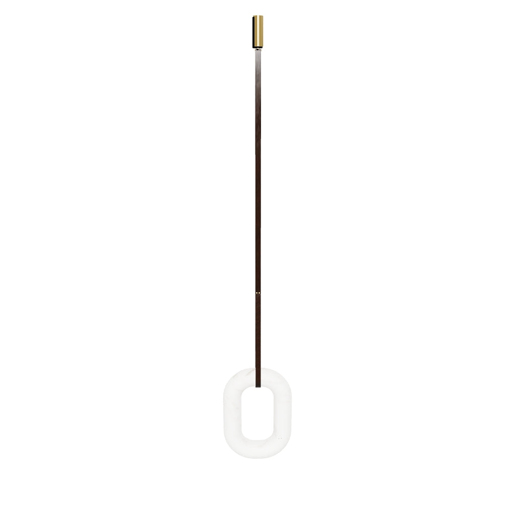 Teta White Marble Antique Pendant Light Chandelier 25X40 Cm