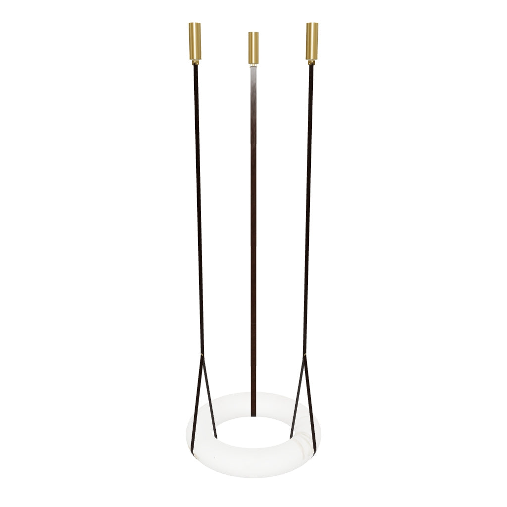 Teta White Marbled Antique Pendant Light Chandelier 60 Cm