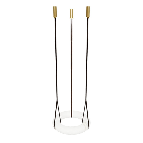 Teta White Marbled Antique Pendant Light Chandelier 60 Cm