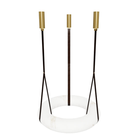 Teta White Marble Antique Pendant Light Chandelier 80 Cm