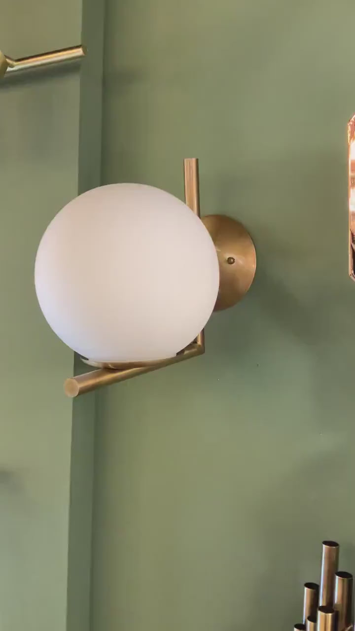 Mid century best sale wall lamp