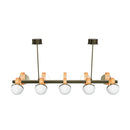 Nepal Platin On Soft Glass Dining Table Chandelier 120 Cm