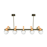 Nepal Platin On Soft Glass Dining Table Chandelier 120 Cm