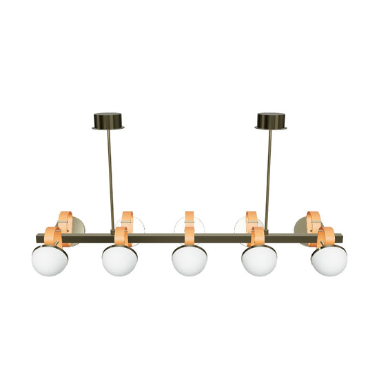 Nepal Platin On Soft Glass Dining Table Chandelier 120 Cm