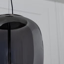 Salvador Smoked & White Glass Antique Pendant Light 40 Cm - Heka Lighting & Trading Limited