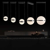 Semruk Globe Single Acrylic Led Pendant Light Chandelier 40 Cm - Heka Lighting & Trading Limited