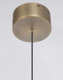 Seul Smoked Glass White Marble Antique Pendant Light 23 Cm - Heka Lighting & Trading Limited