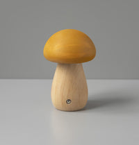 Shaggy Yellow Wood Mushroom Table Lamp - Heka Lighting & Trading Limited