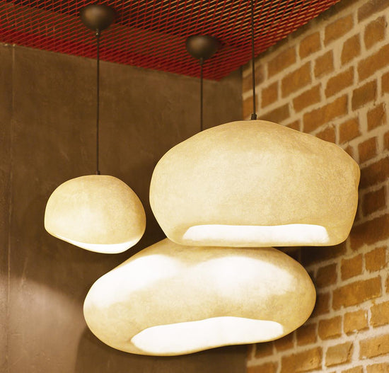 Stone White Kaya Pendant Light Chandelier 25 Cm | Modern Decorative Lighting For Homes & Hotels