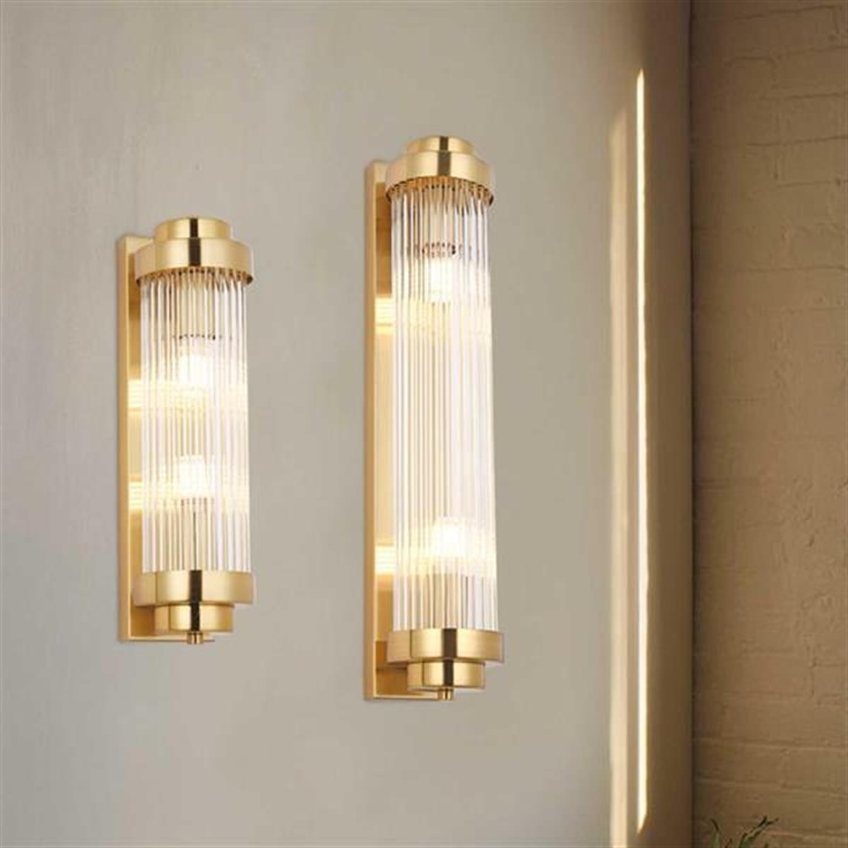 Sumela Chrome Wall Sconce 60 Cm - Heka Lighting & Trading Limited