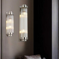 Sumela Matte Chrome Wall Sconce 40 Cm - Heka Lighting & Trading Limited