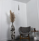 Surinam Crystal Acrylic Nickel Single Pendant Light - Heka Lighting & Trading Limited