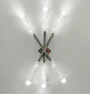 Surinam Crystal Acrylic Nickel Triple Led Wall Sconce - Heka Lighting & Trading Limited