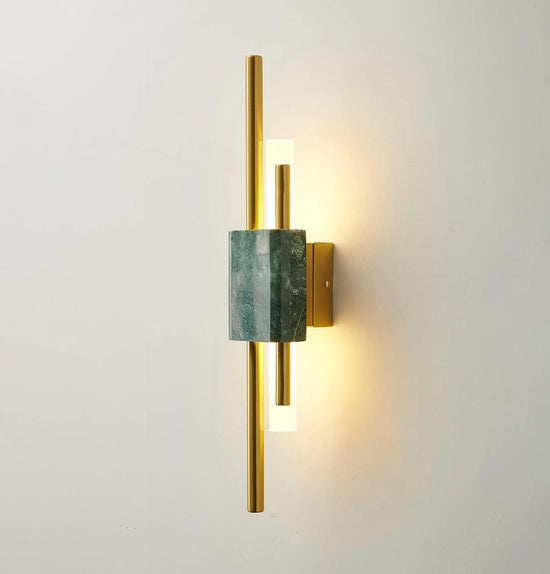 Tekfur Green Marble Wall Sconce Small