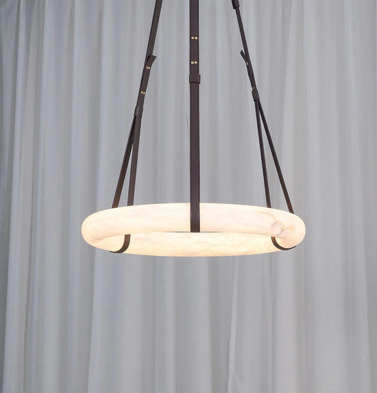 Teta White Marble Antique Pendant Light Chandelier 80 Cm