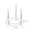 Teta White Marble Antique Pendant Light Chandelier 80 Cm - Heka Lighting & Trading Limited