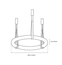 Teta White Marble Antique Pendant Light Chandelier 80 Cm - Heka Lighting & Trading Limited