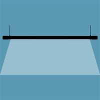 Tochi Linear Wood Concrete Pendant Light 120 Cm - Heka Lighting & Trading Limited
