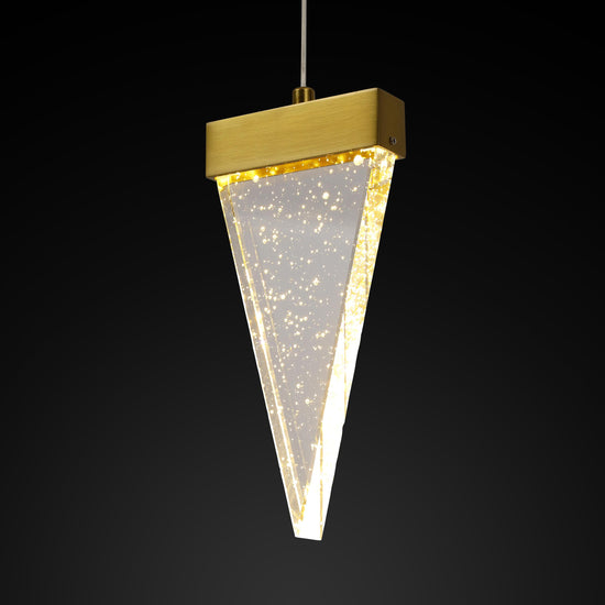 Togo Single Threegen Antique Transparent Glass Led Pendant Light Chandelier 20 Cm