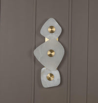 Tome Antique Triple Marble Wall Sconce - Heka Lighting & Trading Limited